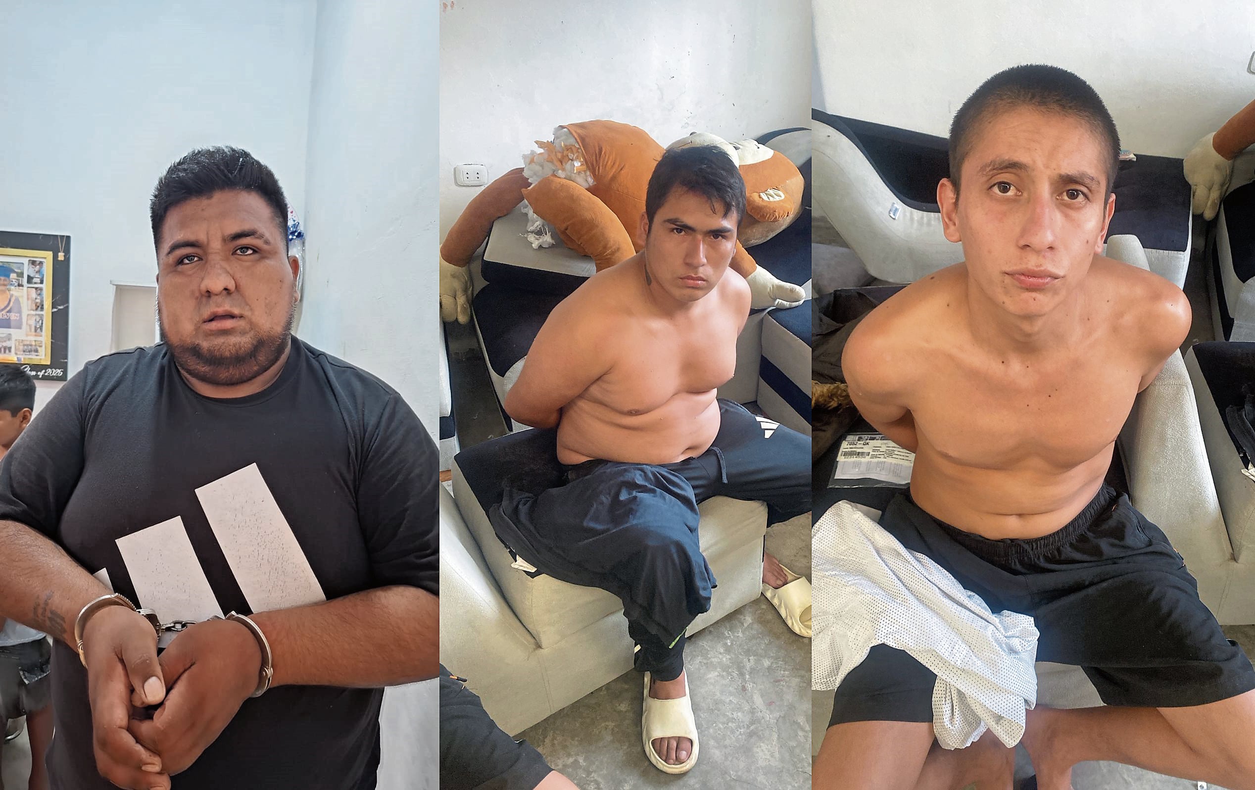 Sujetos fueron intervenidos por graves ilícitos.