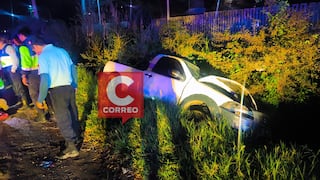 Ica: conducía con 2.46 gramos de alcohol, choca contra camión y cae a una acequia