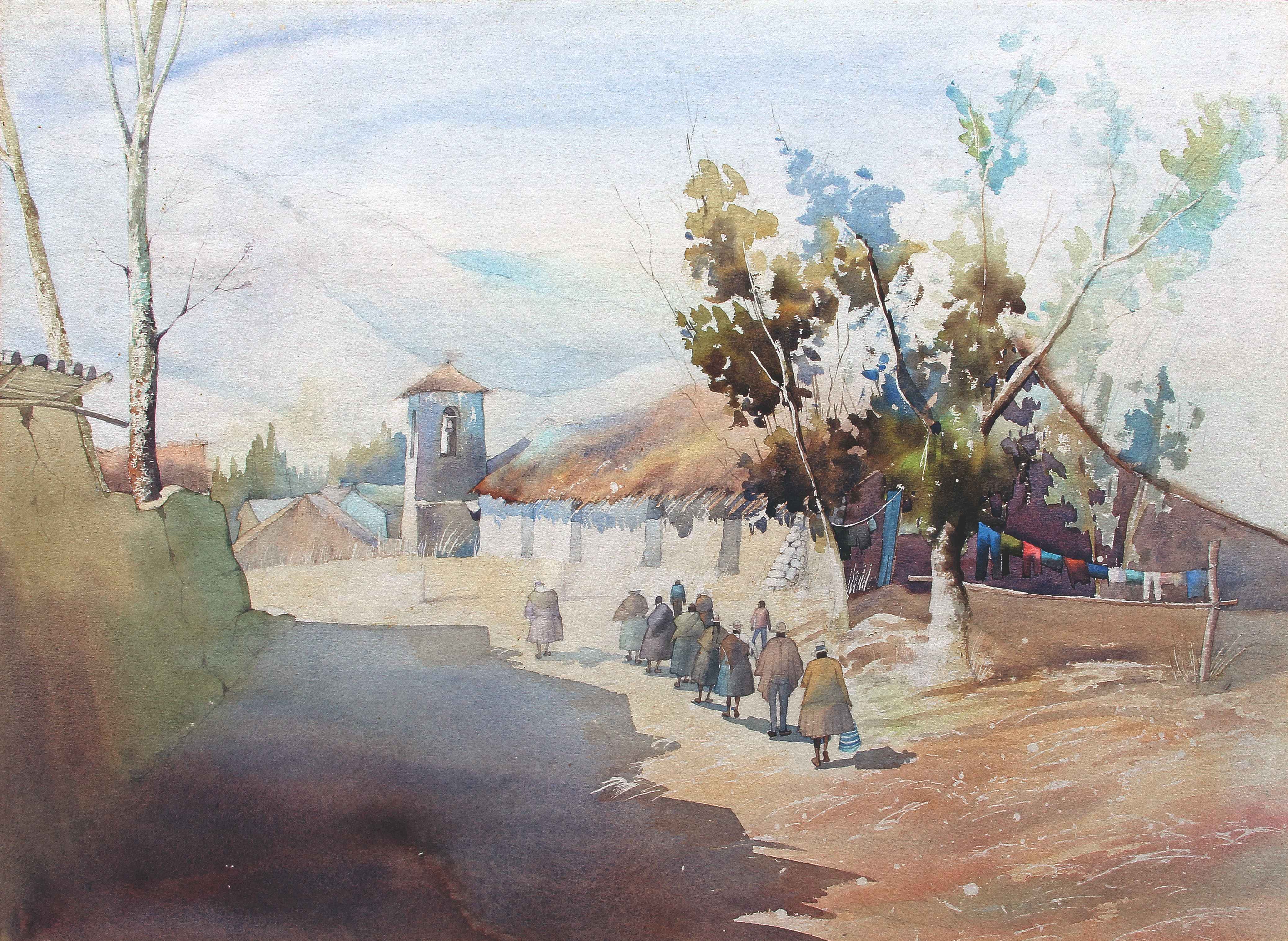 Tras su paso por Londres, la muestra reúne obras ganadoras del Concurso de Acuarela premio John Constable, ofreciendo una mirada a la evolución del paisaje peruano hasta el 28 de setiembre en la galería John Harriman.