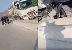 Lambayeque: camión choca en obra inconclusa y alarma a vecinos en Olmos