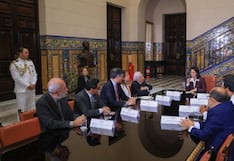 Keiko Fujimori dialogó con representantes del Acuerdo Nacional en Palacio de Gobierno