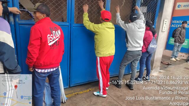 Cuatro personas detenidas por estafa en Arequipa en la plataforma comercial Andrés Avelino Cáceres