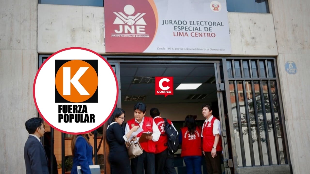 Fuerza Popular: JEE evalúa tacha que pide nulidad de lista completa al Senado para 2026. Composición: Diario Correo.