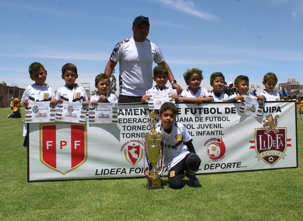 Cantolao Bustamante, subcampeón Sub-05 en Creciendo con el Fútbol en Arequipa. (Foto: Álvaro Figueroa/@photo.gec)