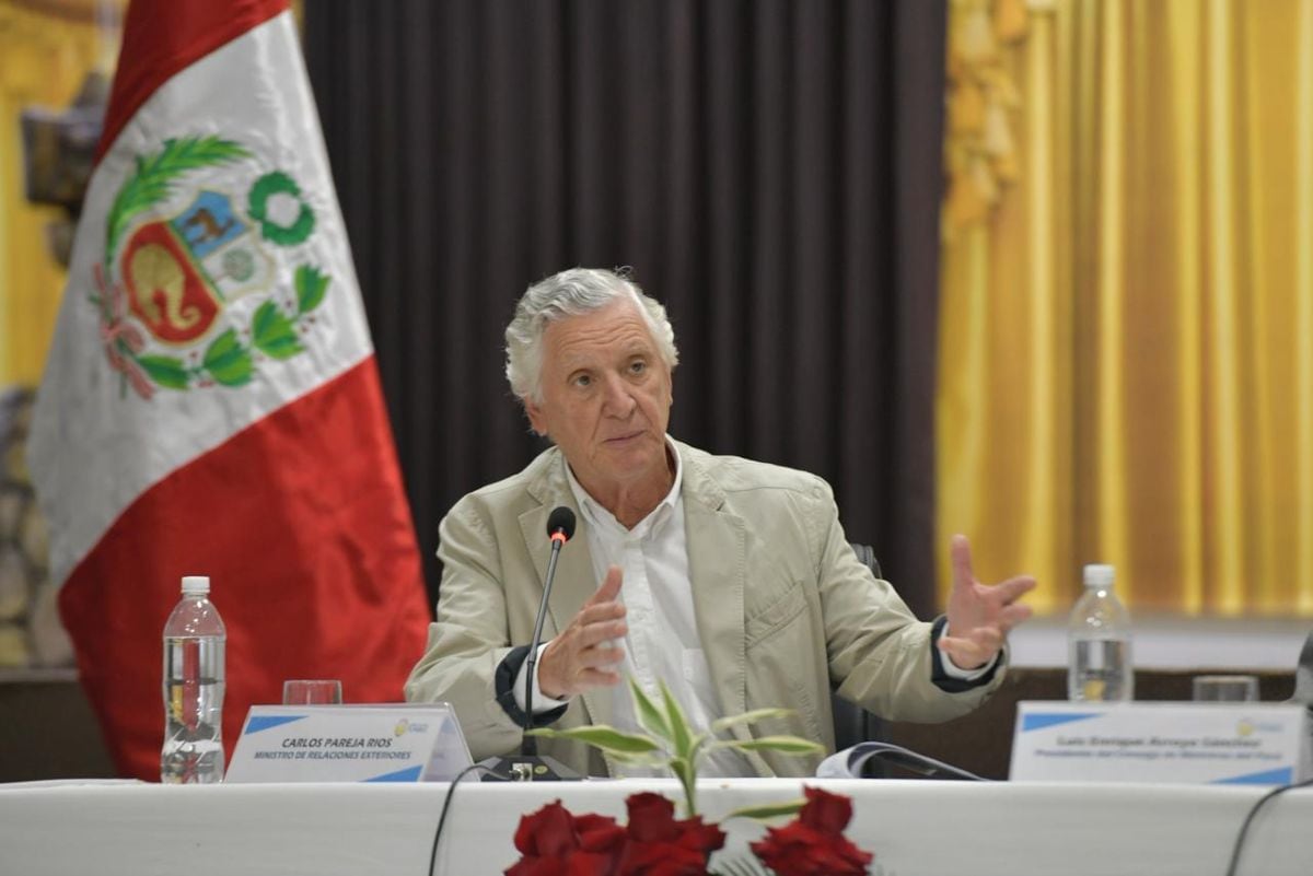El Ejecutivo oficializó la salida del ministro de Relaciones Exteriores, quien participará en actividades diplomáticas programadas en San José. Foto: Cancillería.