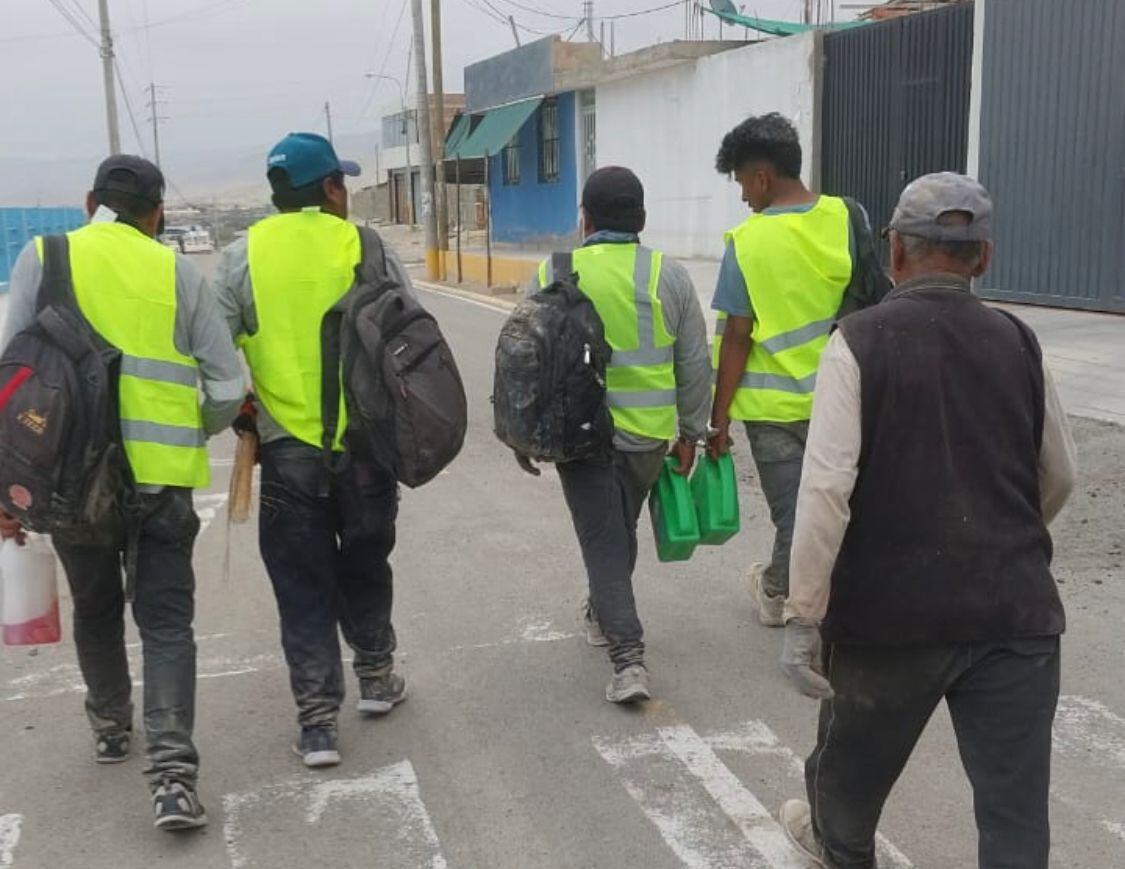 Cuatro sospechosos fueron retenidos por los pobladores. Foto: difusión.