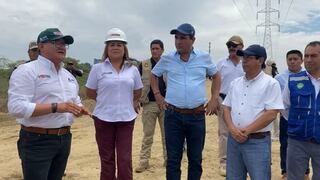 Ministra de Agricultura supervisó trabajos de mitigación en Piura