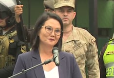Keiko Fujimori: “Iremos con mucha fuerza para que los delincuentes terminen en prisión”