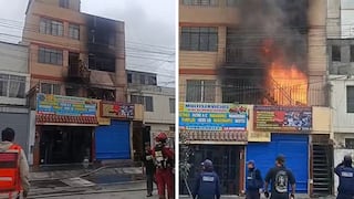 Incendio en La Victoria consumió dos pisos de vivienda y afectó a tres personas
