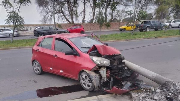 Accidente ocurrió en la avenida Jesús de Nazareth, en la parte posterior del Mall Plaza de Trujillo.
