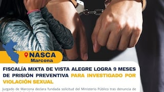 Nasca: contactó a menor de 13 años por WhatsApp y bajo amenazas la habría violado varias veces