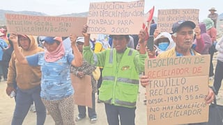 Recicladores cierran acceso al relleno sanitario de Trujillo