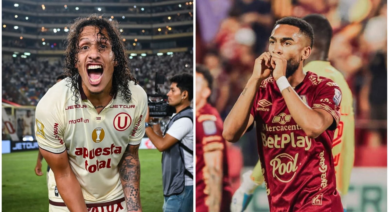 Tolima vs. Universitario por la primera fecha de la Copa Libertadores. (Foto: Composición Correo)