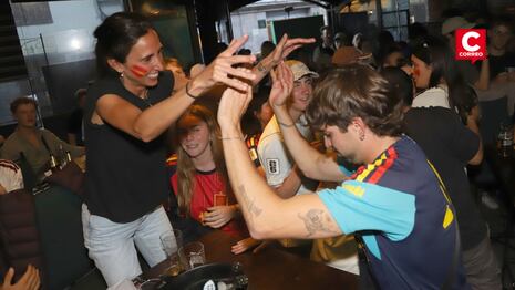 Locura en Cusco: Así celebraron los turistas españoles el campeonato mundial (VIDEO)