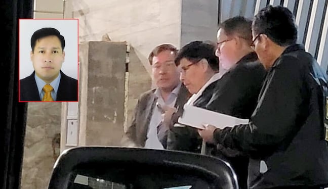 Funcionario de la Municipalidad de Arequipa detenido por pedir dinero a comerciante para no cerrar negocio. Foto: GEC/Concytec