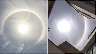 Fenómeno natural: Halo solar se observó en el cielo de Ica en el último día del 2025