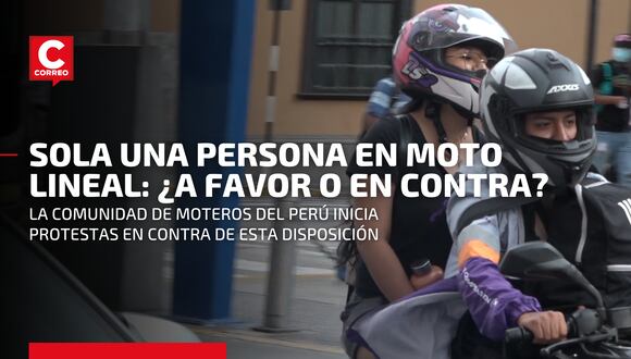 ¿Dos personas en una moto lineal?: esto opinan los limeños sobre posible proyecto de ley