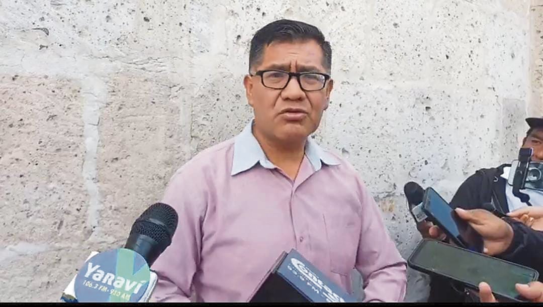 Adolfo Paco, presidente de la Cámara de Empresas de Taxis en Arequipa. Foto: GEC.