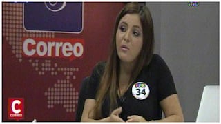 Candidata de PPK considera que recuperarán votos cuando retiren postulación de Julio Guzmán 