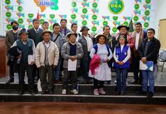 Junín: Comunidades campesinas realizaron una protesta exigiendo la inscripción de terrenos