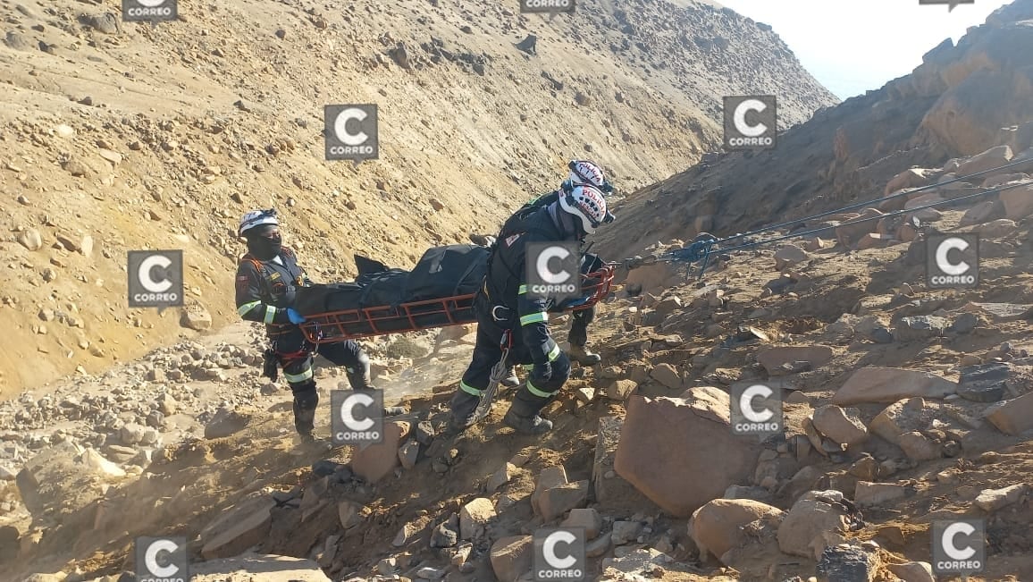 Vendedor de motos fue hallado sin vida en una quebrada en Punta de Bombón, Islay. Foto: GEC.