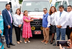 Entregan 17 ambulancias a hospitales de la región La Libertad