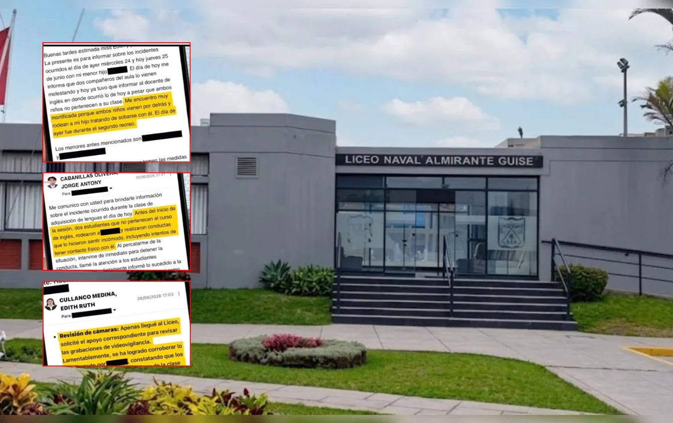 Denuncian casos de violencia física y psicológico en el colegio Liceo Naval Germán Astete del Callao. (Foto: Composición GEC)