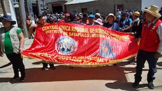 La Libertad: Rondas protestan por falta de obras en Gran Chimú