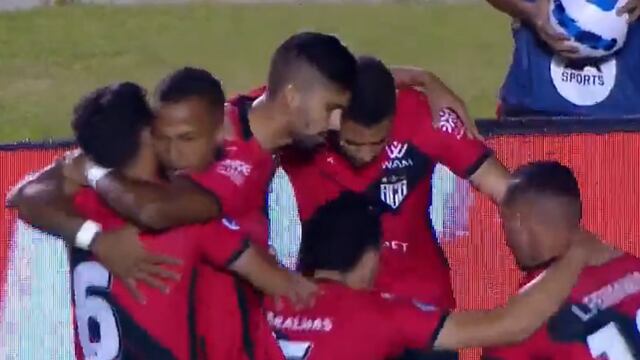 Atlético Goianiense se adelanta en el marcador: Luiz Fernando anotó el 1-0 sobre Nacional