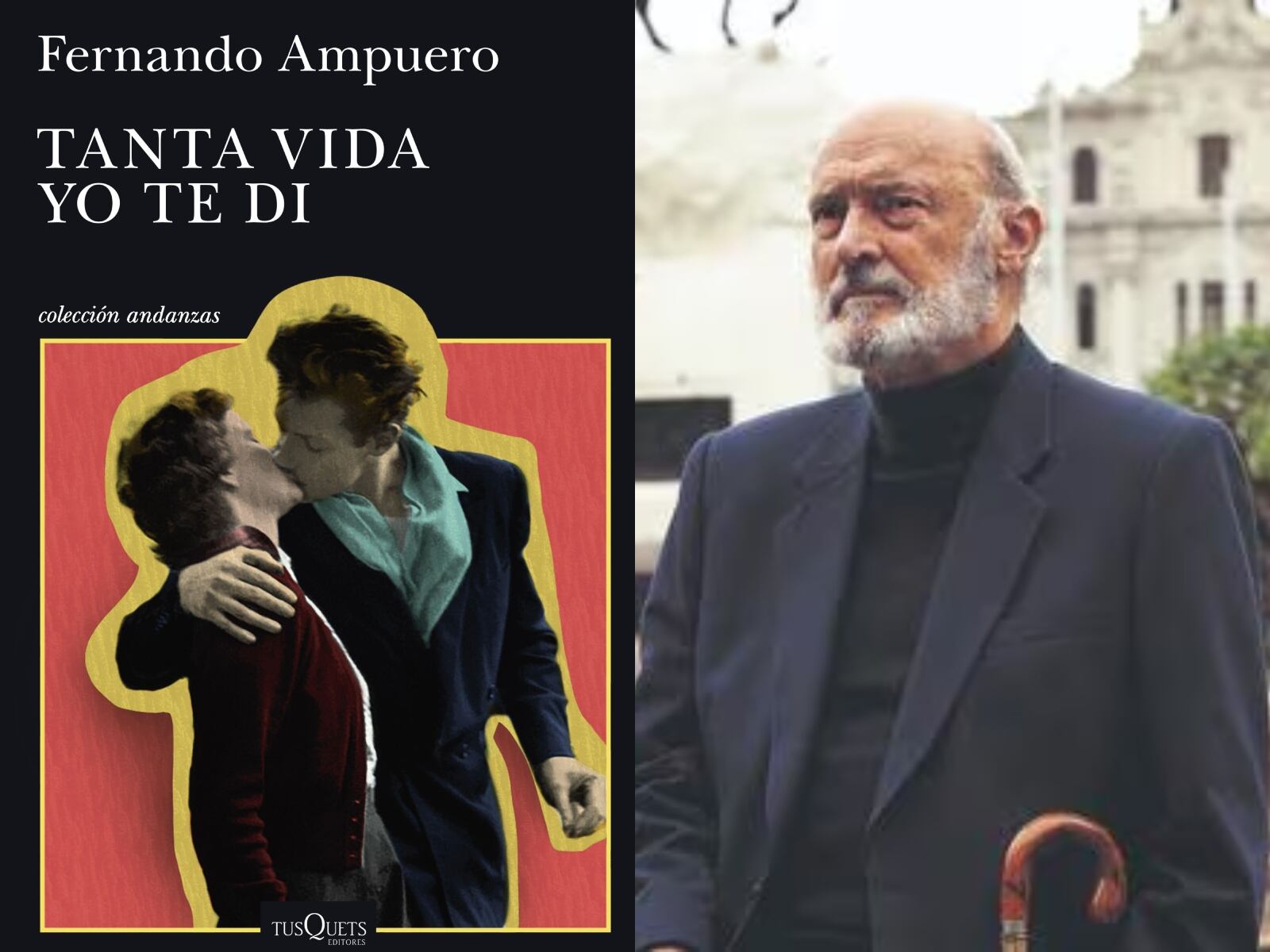 Cinco cuentos de 2023 y una crónica publicada en 2022 conforman el libro "Tanta vida yo te di" de Fernando Ampuero (Foto: Tusquets)