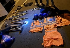Detienen a dos varones por presunto robo de cables en Arequipa