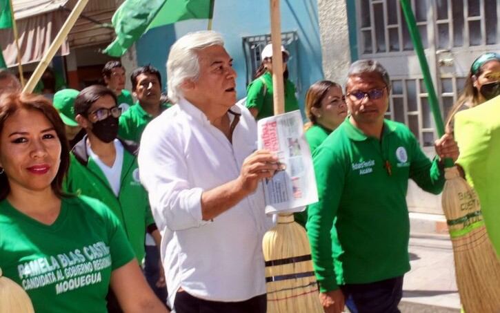 Fernando Olivera calificó como candidata de la corrupción a Gutiérrez durante la campaña del 2022. (Foto: Difusión)