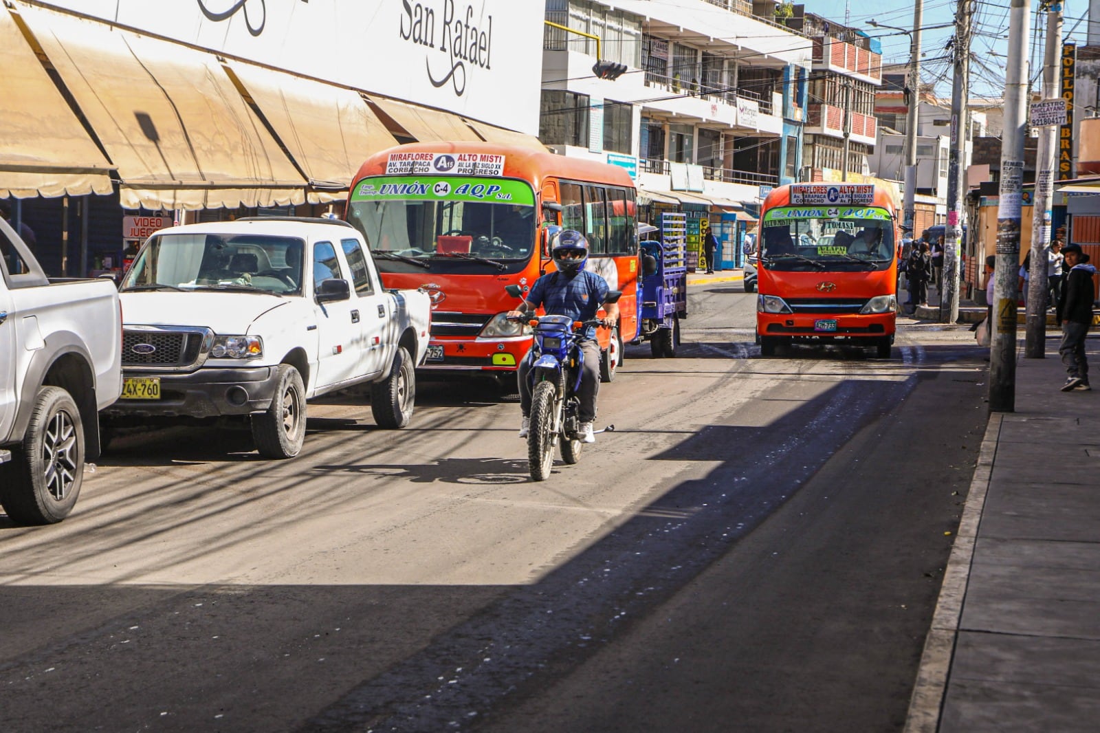 Cierran un tramo de la Av. Independencia por trabajos de señalización (Foto: Municipalidad de Arequipa)