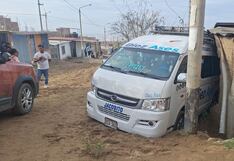 Trujillo: Miniván se estrella contra vivienda y deja dos personas heridas