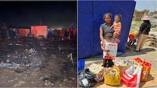 Triste Navidad en Pisco: Familia lo pierde todo tras voraz incendio en San Andrés
