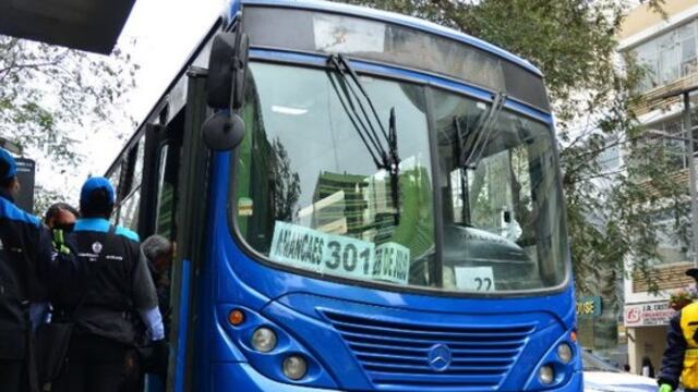 Suspenden a conductor de bus de Corredor Azul que ocasionó muerte de mujer