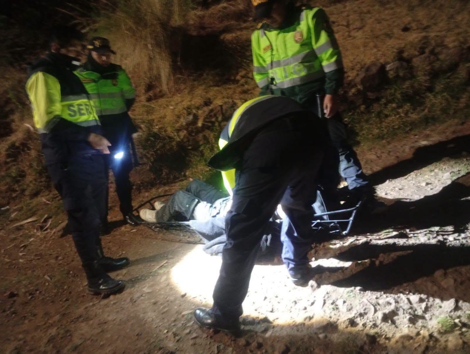 Adolescente es hallado inconsciente cerca del río Disparate en Sacsamarca