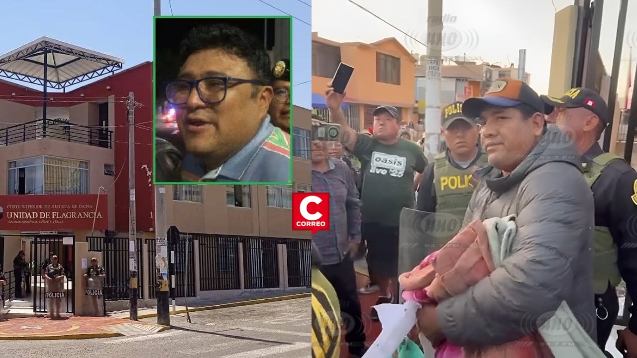 Dos alcaldes de Tacna detenidos por resistencia a la autoridad enfrentan hasta 7 años de cárcel. Composición: Diario Correo.