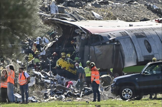 Choque entre trenes en España. Foro AFP