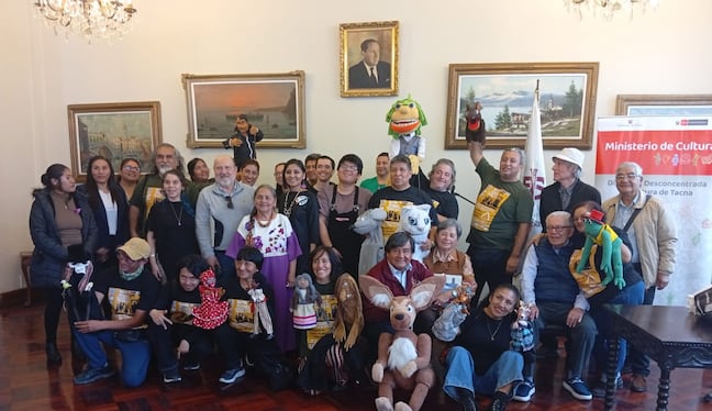 Grandes maestros engalanan el II Festival Rayme Títeres 2026. (Foto: Adrian Apaza)
