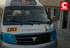 Ataque a balazos contra combi con pasajeros en San Juan de Miraflores