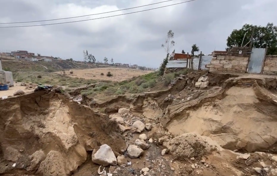 Mujer fue arrastrada en quebrada y falleció (Foto: Municipalidad de Cayma)