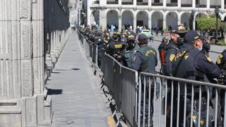 Refuerzan seguridad y cerrarán Plaza de Armas por el Aniversario de Arequipa