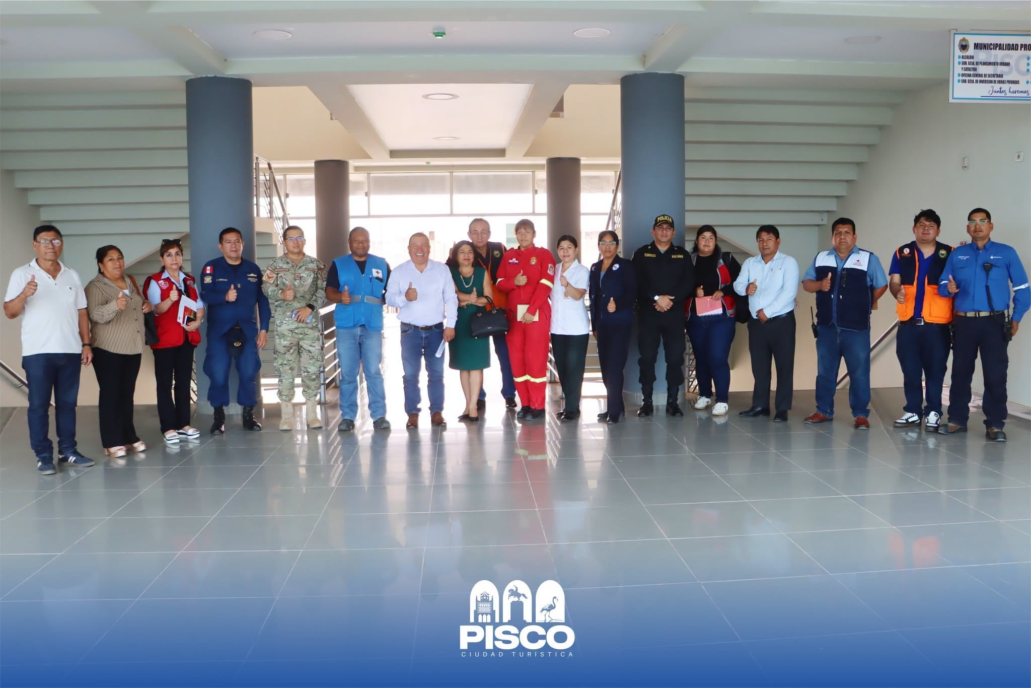 Plataforma Provincial de Defensa Civil de Pisco refuerza prevención ante eventos climáticos