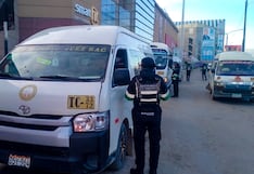 Más de 290 multas en operativos de fiscalización a empresas de transportes de Huancayo