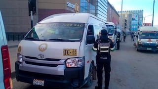 Más de 290 multas en operativos de fiscalización a empresas de transportes de Huancayo