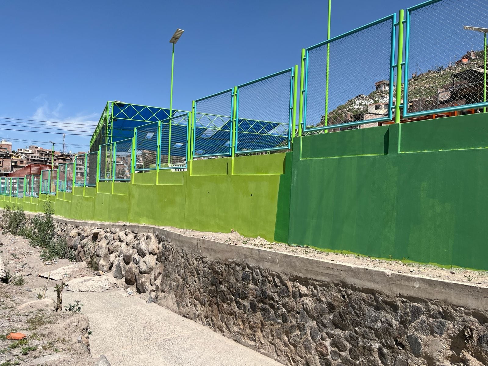 Contraloría alerta riesgo de colapso del complejo deportivo de S/ 1.5 millones en Arequipa (Foto: OCI)