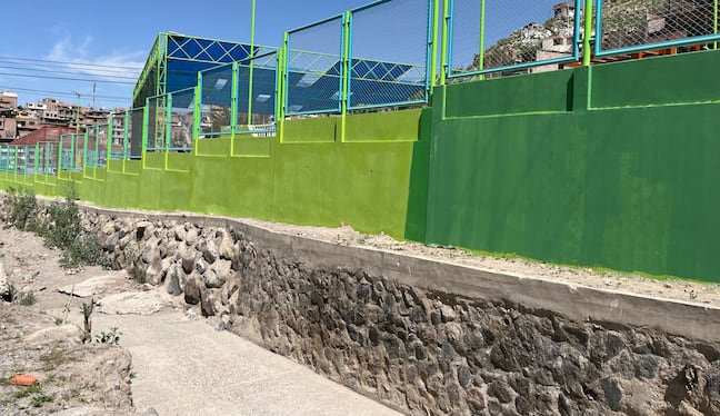 Contraloría alerta riesgo de colapso del complejo deportivo de S/ 1.5 millones en Arequipa (Foto: OCI)