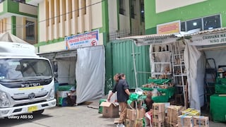 Huancayo: Feria se instala en veredas por donde niños van a escuela