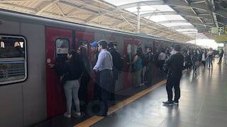 Metro de Lima se pronuncia sobre retrasos y largas colas en el servicio (FOTOS Y VIDEOS) 